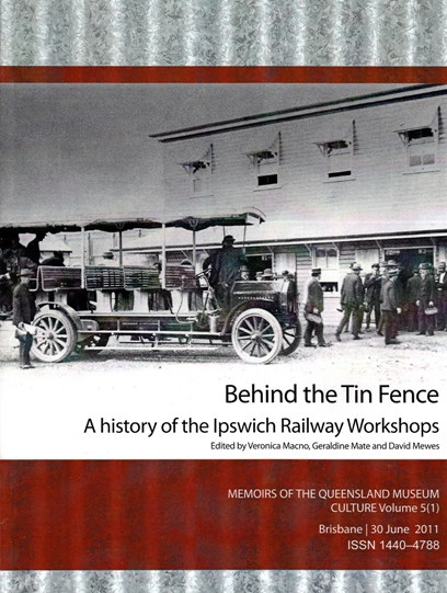 Image for Behind the Tin Fence: A History of the Ipswich Railway Workshops