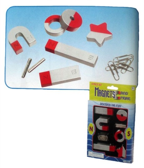 Image for 8 Piece Magnet Set: Magnets and More, discover the fun - 6+ years
