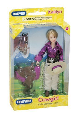 Image for Breyer Horses Classics Kaitlyn Cowgirl Fully Poseable Rider! 1:12 Scale 61053 *** Out of Stock ***