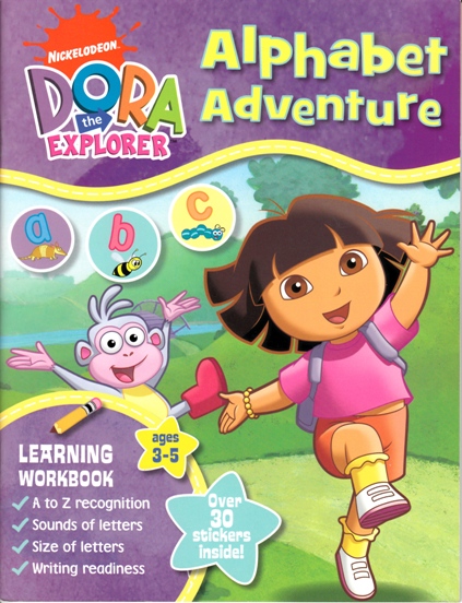 Image for Dora the Explorer Alpahabet Adventure: Learning Workbook ages 3-5