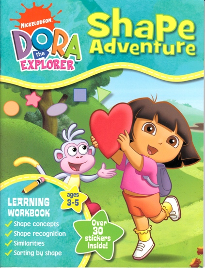 Image for Dora the Explorer Shape Adventure: Learning Workbook ages 3-5