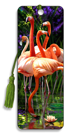 Image for Flamingos 3D Bookmark
