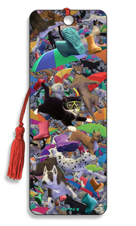Image for Raining Cats and Dogs 3D Bookmark