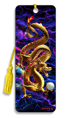 Image for Golden Dragon 3D Bookmark