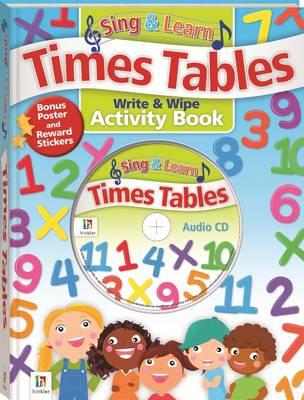 Image for Sing & Learn: Times Tables Write & Wipe Activity Book + CD and Pen