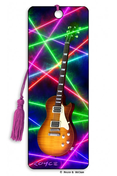 Image for Guitars flip effect 3D Bookmark
