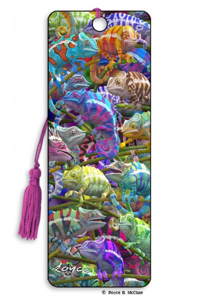 Image for Chameleons flip effect 3D Bookmark