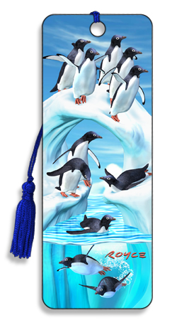 Image for Iceberg Penguins 3D Bookmark