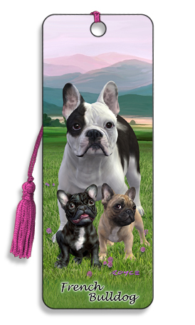 Image for French Bulldog 3D Bookmark