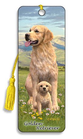 Image for Golden Retriever 3D Bookmark