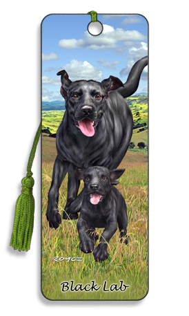 Image for Black Lab Black Labrador 3D Bookmark