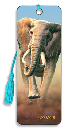 Image for Charging Elephant 3D Bookmark