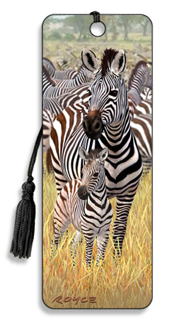 Image for Zebras 3D Bookmark