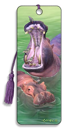 Image for Hippos 3D Bookmark