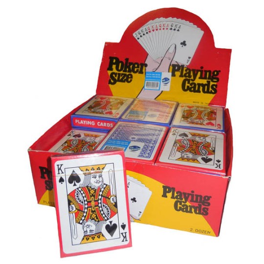Image for Playing Cards: Plastic Coated 54 card deck Poker Size