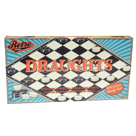 Image for Retro Games Draughts / Checkers Board Game