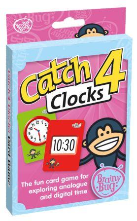 Image for Brainy Bug Catch4 Clocks # Card Game exploring Analogue and Digital Time