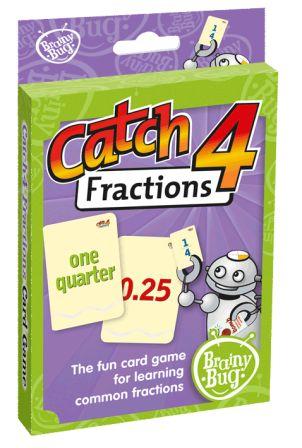Image for Brainy Bug Catch4 Fractions # Card Game Common and Decimal Fractions