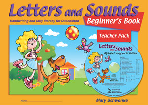 Image for Letters and Sounds CD and Beginner's Book Pack QLD - Handwriting and Early Literacy for Queensland 4th Edition