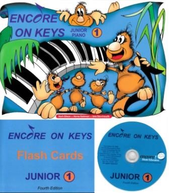 Image for Encore on Keys Junior Series 1 Piano/Keyboard - CD and Flash Cards Included