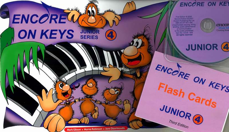 Image for Encore on Keys Junior Series 4 Piano/Keyboard - CD and Flash Cards Included