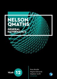 Image for Nelson QMaths 12 Mathematics General Student Book with 4 Access Codes 4th Edition *** RELEASES 29/1/2019 ***