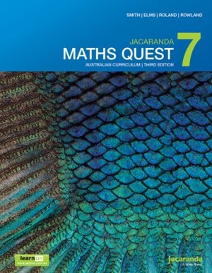 Image for Jacaranda Maths Quest 7 Australian Curriculum 3e LearnON & Print