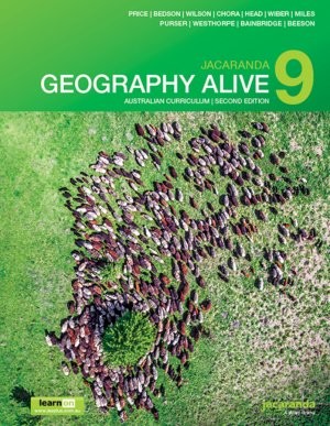 Image for Jacaranda Geography Alive 9 2e Australian Curriculum learnON & print