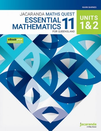 Image for Jacaranda Maths Quest 11 Essential Mathematics Units 1&2 for Queensland eBookPLUS and Print