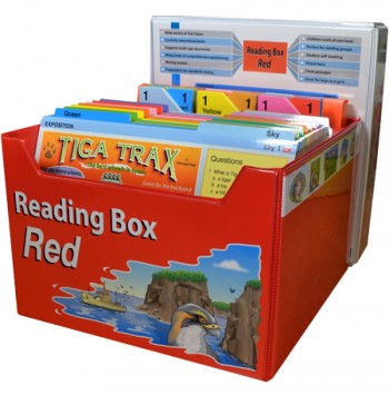 Image for Reading Box Red : 150 full colour laminated cards spread over 15 levels 16 to 34+ [Years 4 and 5]