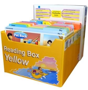 Image for Reading Box Yellow : 150 full colour laminated cards spread over 15 levels 6 to 27+ [Years 1 and 2]