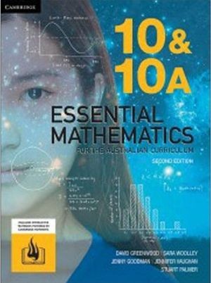 Image for Essential Mathematics for the Australian Curriculum Year 10 & 10A Second Edition (print and interactive textbook powered by HOTmaths)