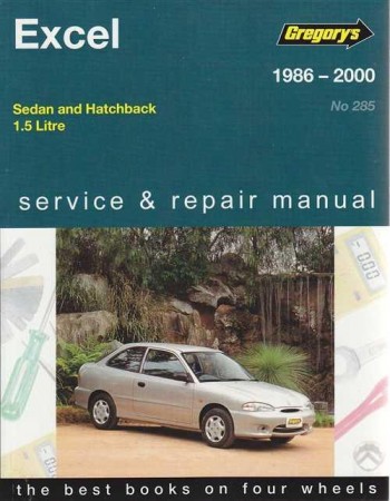 Image for Hyundai Excel 1986-2000 Sedan and Hatchback 1.5L Service and Repair Manual 04285