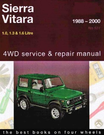 Image for Suzuki Sierra Vitara 1988-2000 1.0, 1.3 and 1.6 Litre 4WD Service and Repair Manual 05531