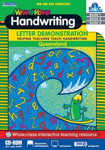 Image for New Wave Handwriting for Queensland : Letter Deomonstration CD-ROM Helping Teachers Teach Handwriting - Whole-class interactive teaching resource RIC-10019