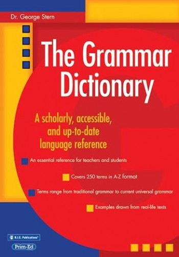 Image for The Grammar Dictionary : A Scholarly, accessible and up-to-date language reference RIC-1115