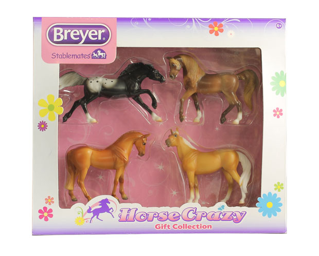 Image for Breyer Horses Stablemates Horse Crazy Gift Collection Box Set 4 Horses 1:32 Scale 5397